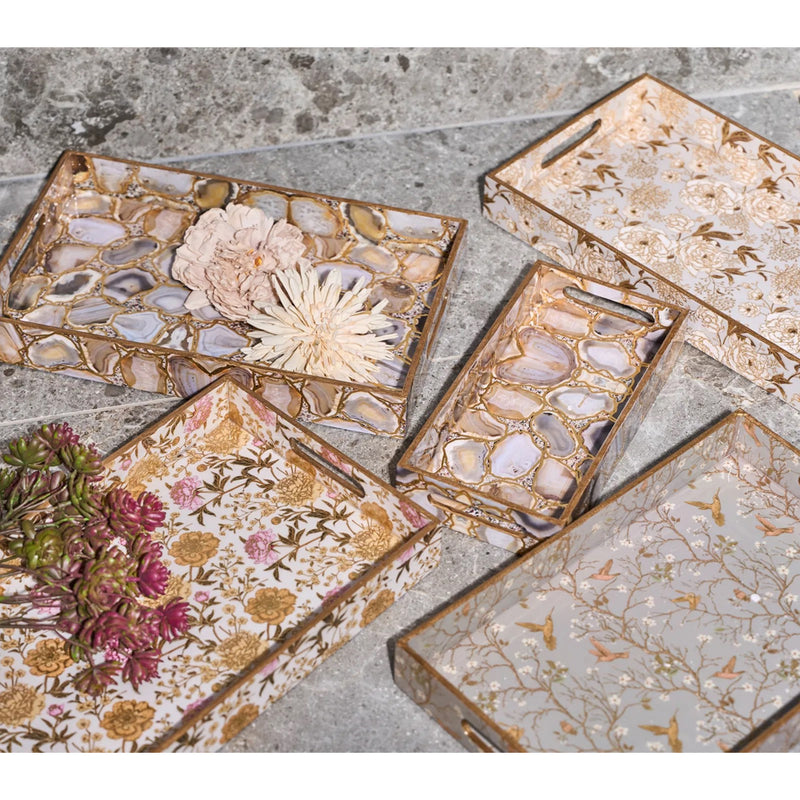 Speedtsbderg Bakke Deko med Blomster MDF