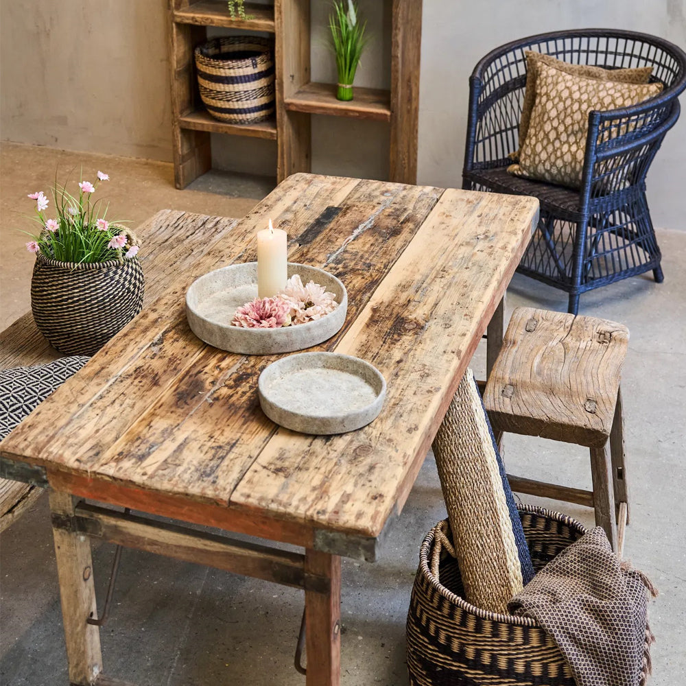 Speedtsberg Fad Deko Cement Naturlig Grå Ø23x4,5cm