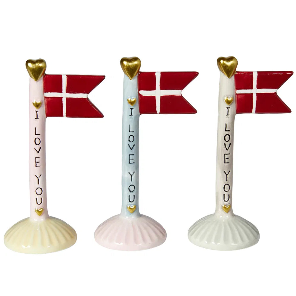 Speedtsberg Flag Keramik I Love You 8x5x14cm