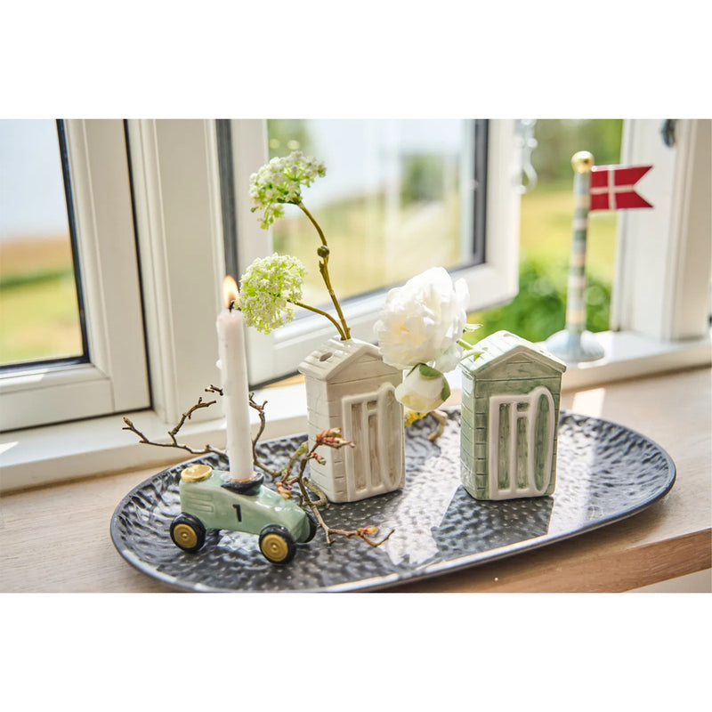 Speedtsberg Flag Keramik Mix Pink Hvid 9x6x19cm