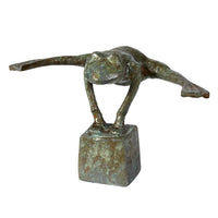 Speedtsberg Frø i Split Metal Grøn 10x21x14cm