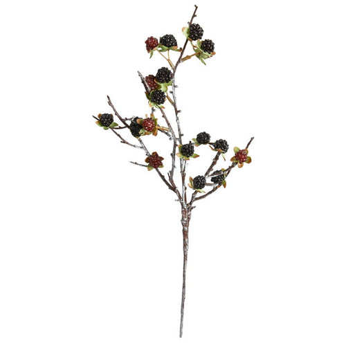 Speedtsberg Hindbær Gren Mørkerød 56cm Plastik