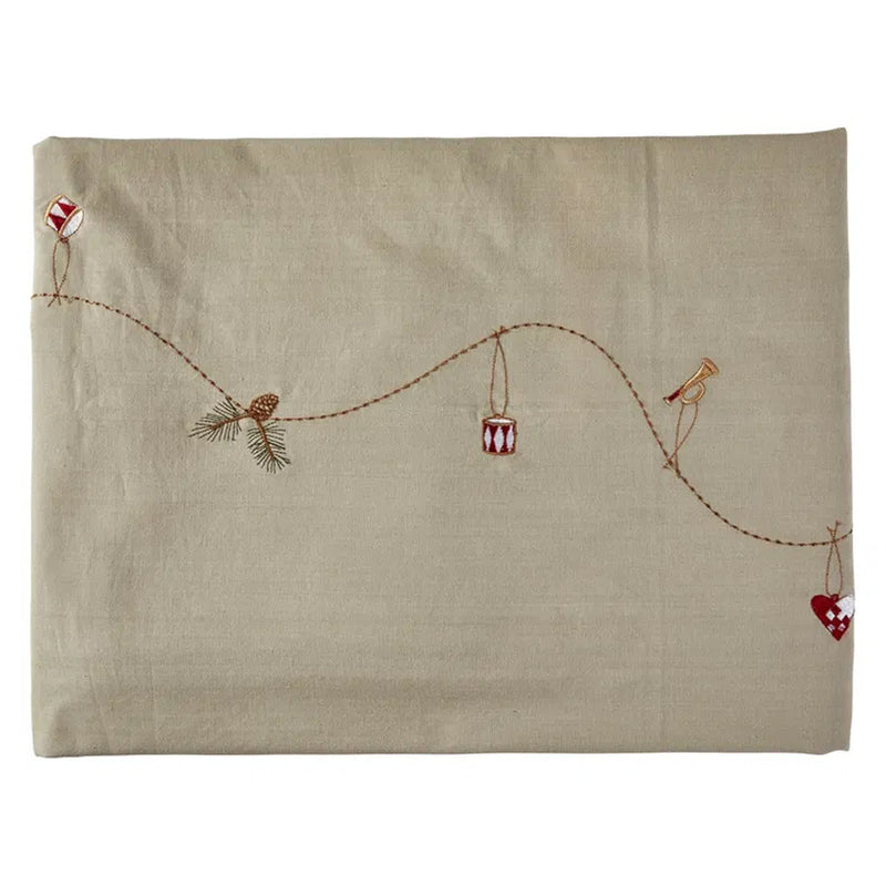 Speedtsberg Juledug med Broderi 140x240cm Bomuld