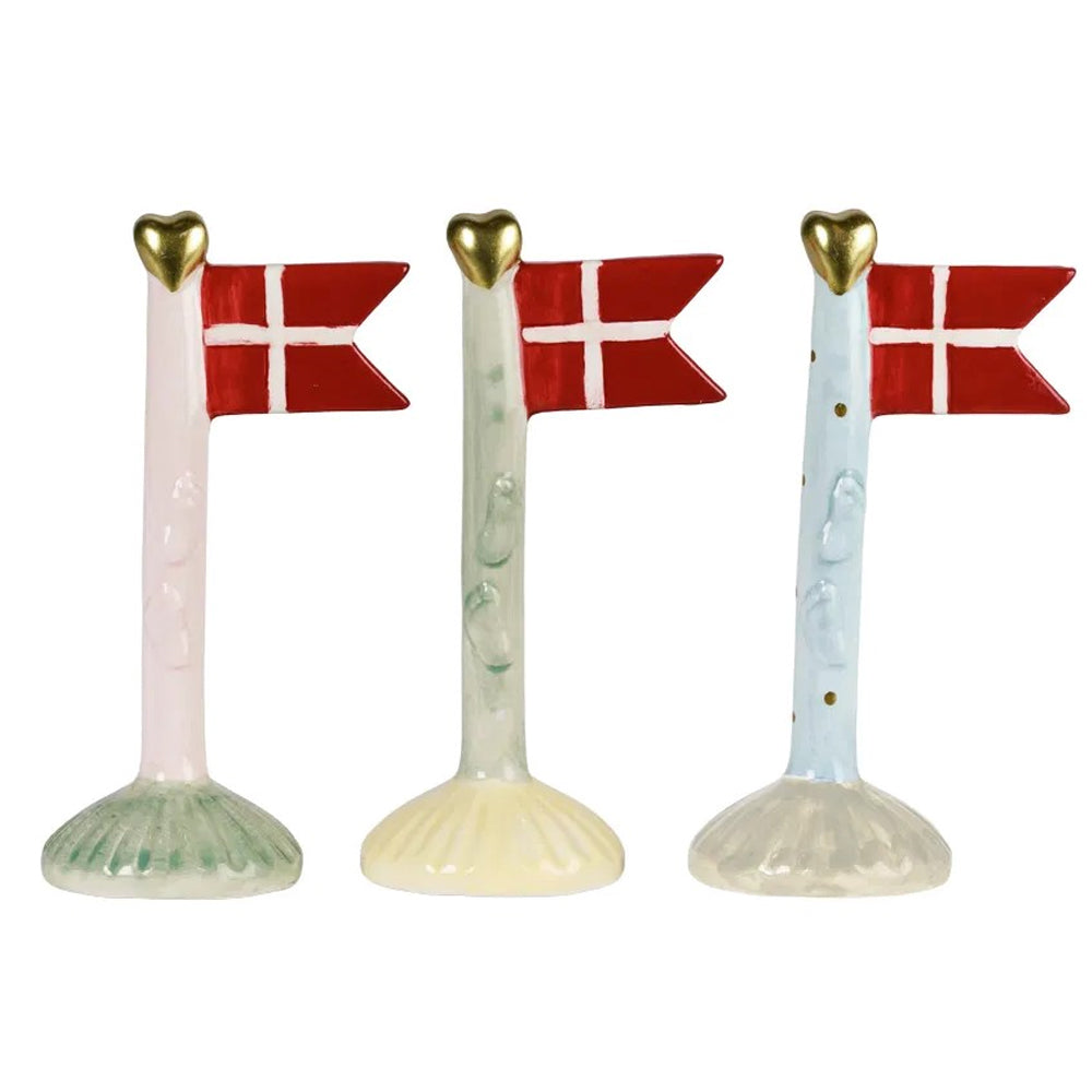 Speedtsberg Flag Babyfødder 8x5x14cm Keramik