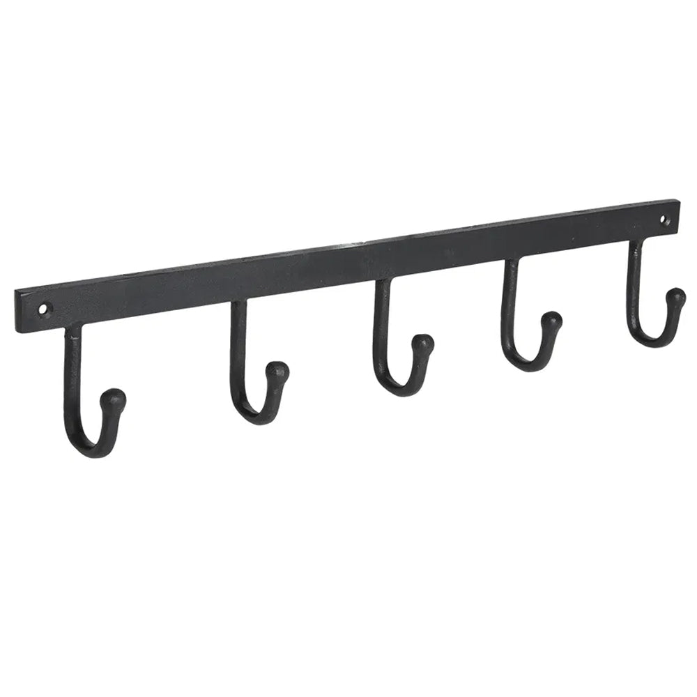 Speedtsberg Knagerække med 5 Kroge Sort Jern