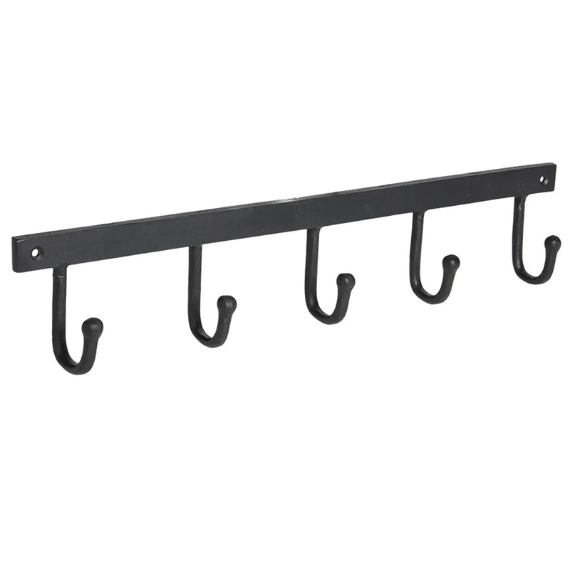 Speedtsberg Knagerække med 5 Kroge Sort Jern