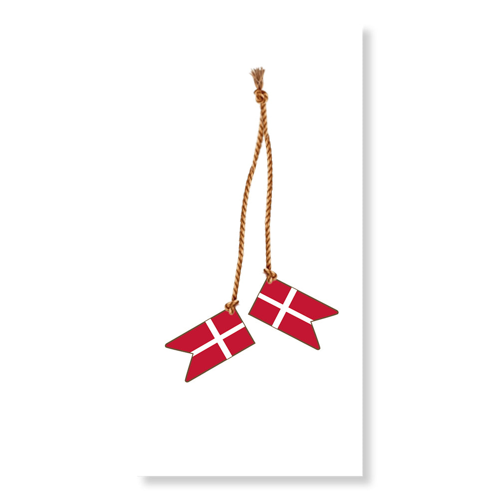 Speedtsberg Papirserviet med Flag 16stk 40x40cm