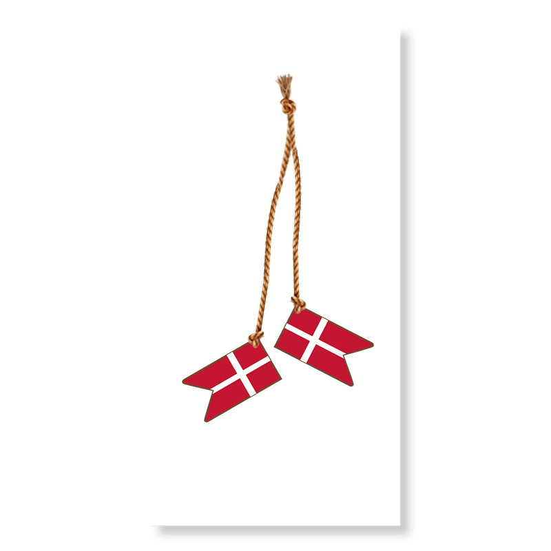 Speedtsberg Papirserviet med Flag 16stk 40x40cm
