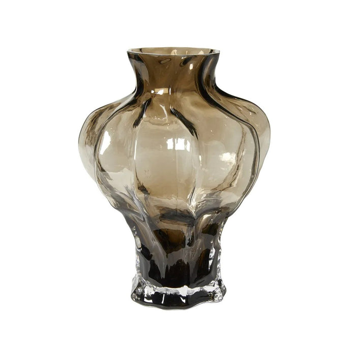 Speedtsberg Vase Art Glas Brun Ø18x24cm