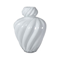Speedtsberg Vase Art Ø21x30cm Hvid Glas