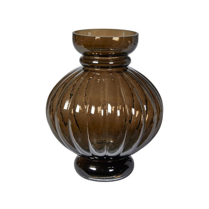 Speedtsberg Vase Art Ø22x26cm Brun Glas
