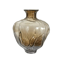 Speedtsberg Vase Art Glas Brun Ø26x31cm