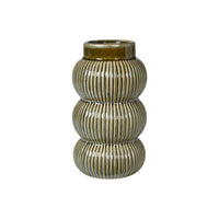 Speedtsberg Vase med Riller Ø11x18cm Keramik Grøn