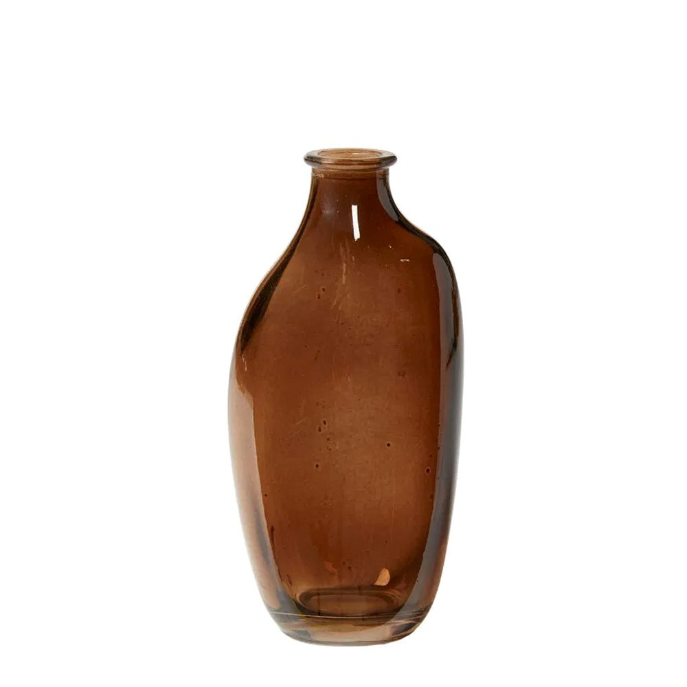 Speedtsberg Vase Rund Glas Brun H15x8x6cm