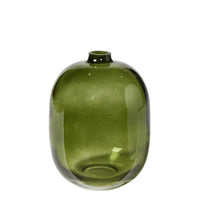 Speedtsberg Vase Rund Glas Grøn H16x12cm