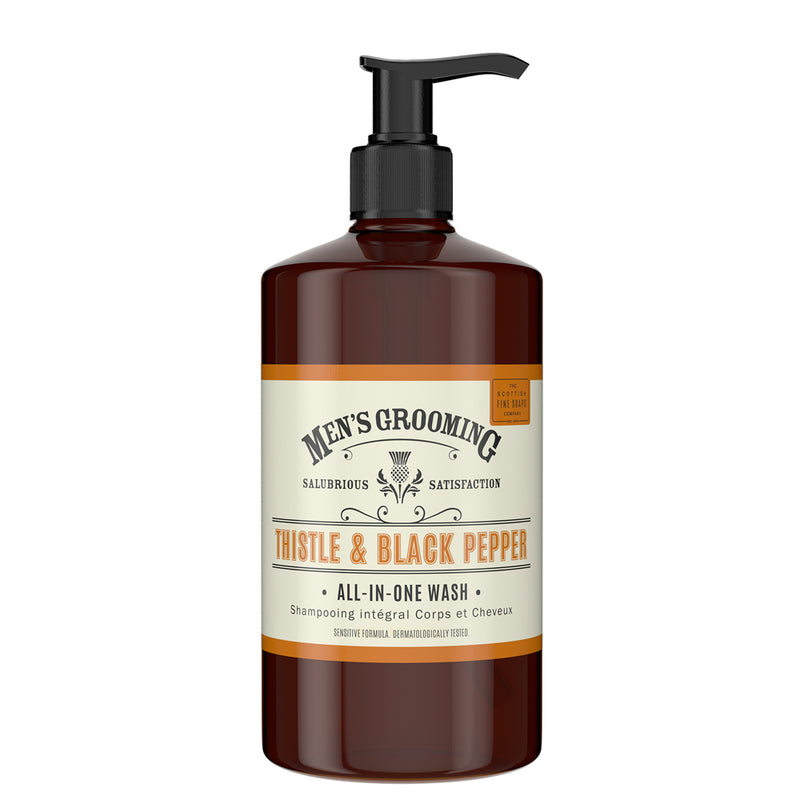 Men's Grooming All-In-One-Wash Thistle & Black Pepper 500ml