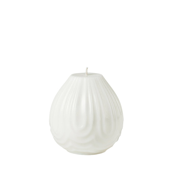 Cozy Living Art Deco Stearinlys White L