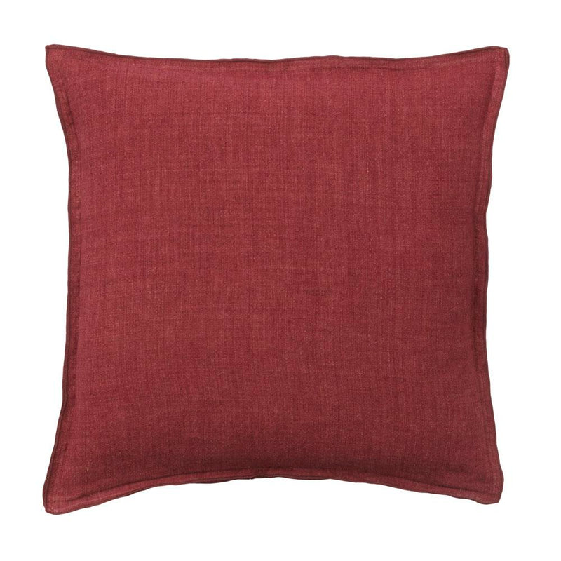 Bungalow Cushion Cover Linen Wine 50x50cm