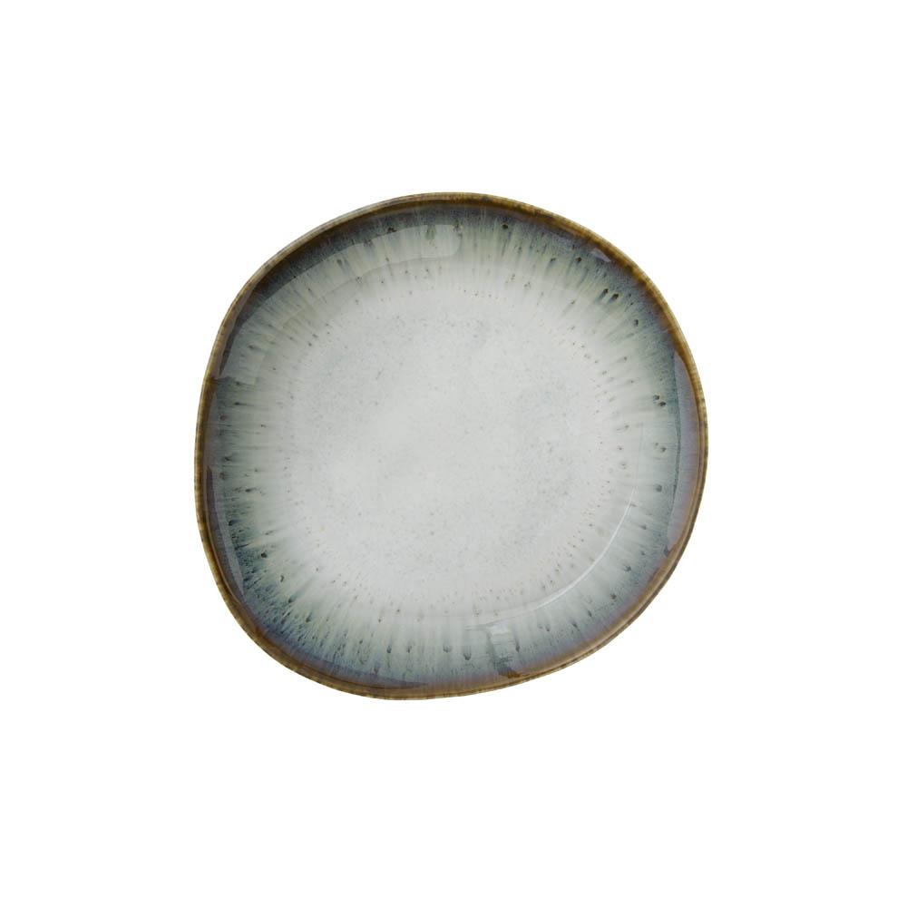 Bungalow Lunch Plate Jazzy Topaz Round - Frokosttallerken