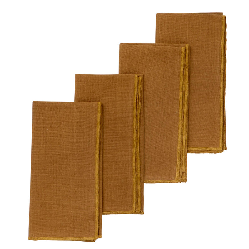 Bungalow Napkin Mirra Caramel 4 stk 45x45cm