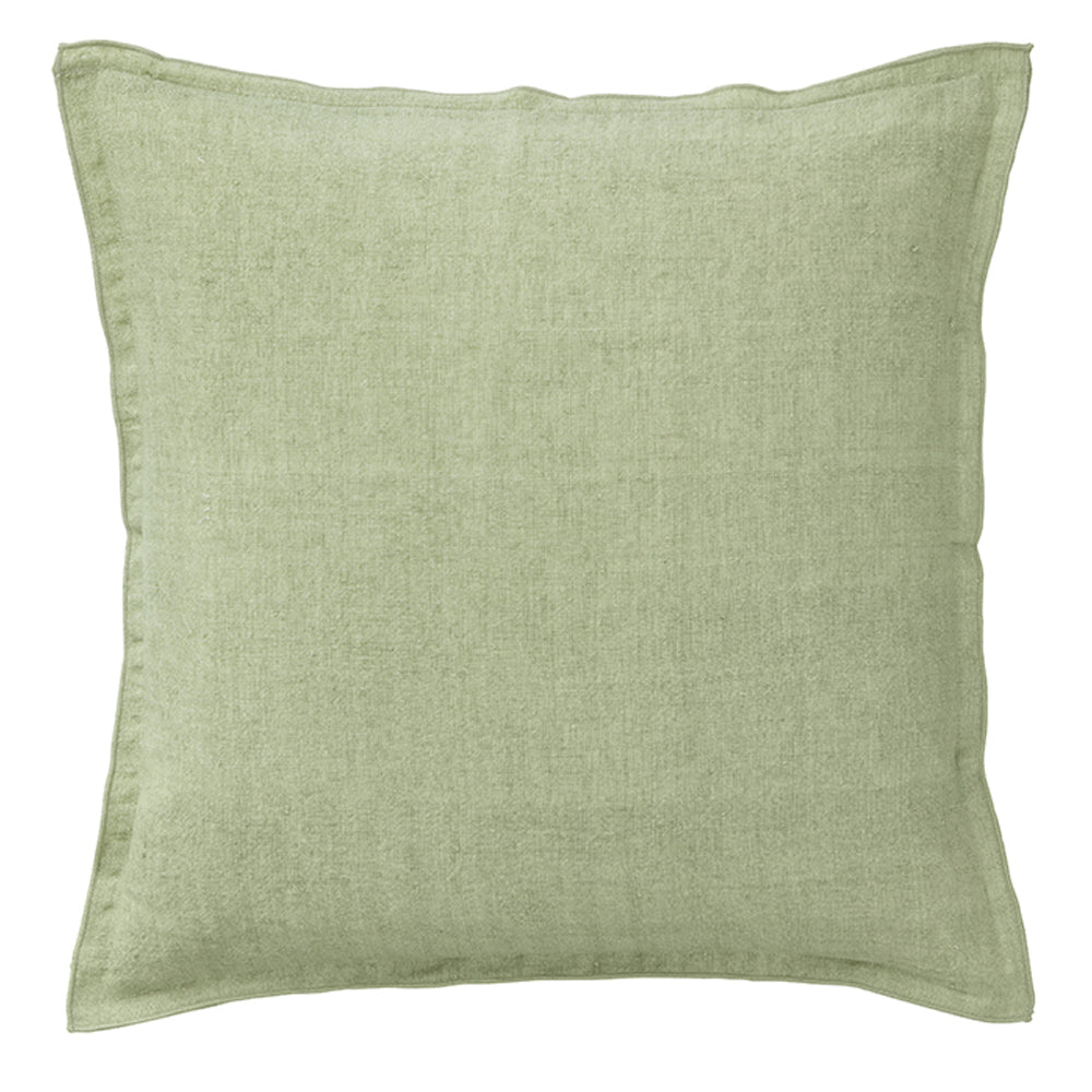 Bungalow Hør Pudebetræk Laurel Green 50x50cm