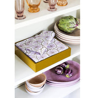 Bungalow Lacquer Square Tray Pecan 22,4x22,4x5cm - Lak bakke