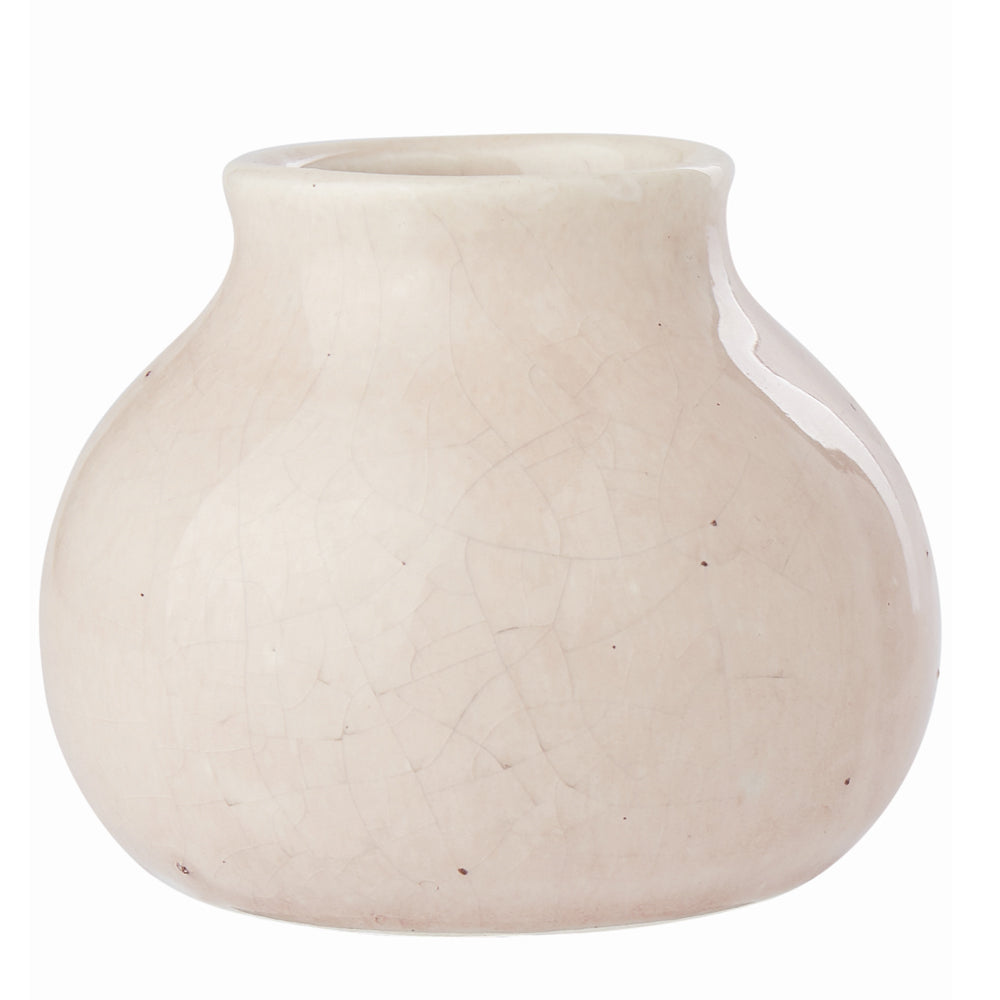 Cest Bon lille rosa keramik vase H9cm