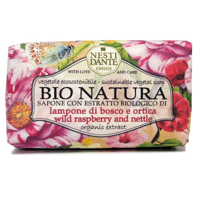 Fine Natural Sæbe Bio Natura Wild Raspberry & Nettle 250g