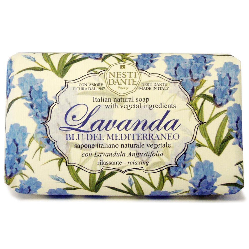 Fine Natural Soap Lavanda Blu Del Mediterraneo 150g