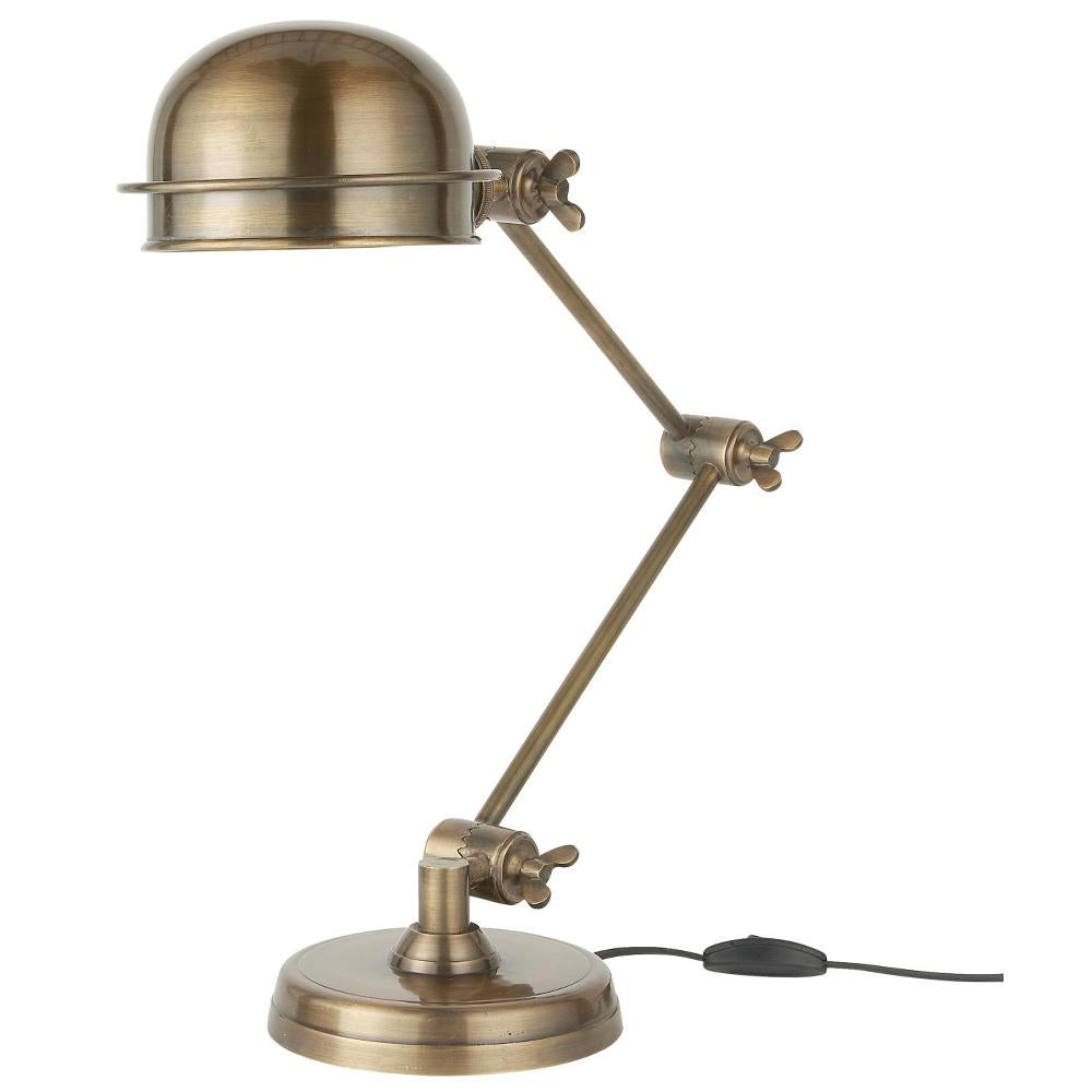 Ib Laursen Bordlampe metal rund skærm - Bordlampe