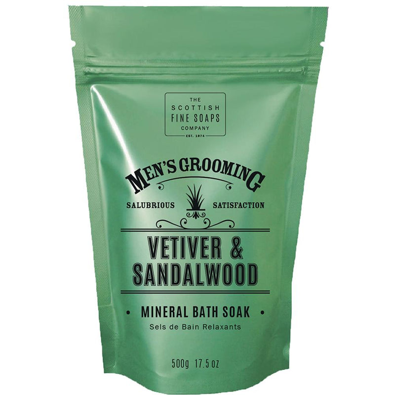 Mineral Bath Soak Vetiver & Sandalwood 500g - Badesalt