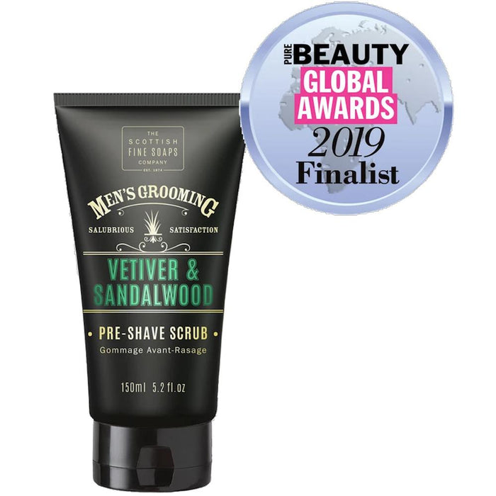 Pre-Shave Scrub Vetiver & Sandalwood 150ml - Pre-Shave Scrub