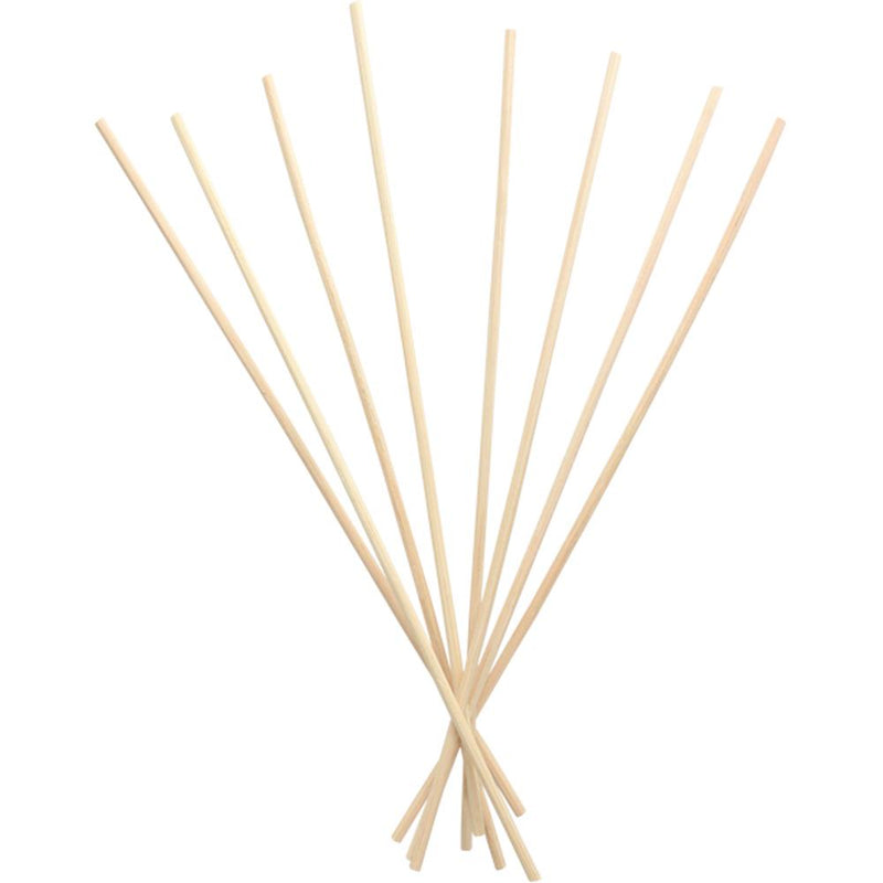 Rattan sticks Natur farvet til duft diffuser 10 stk - 