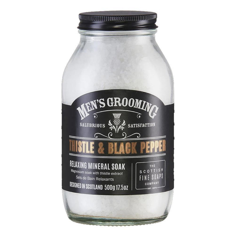 Relaxing mineral badesalt Thistle & Black Pepper 500g 