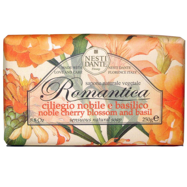 Sensuous Natural Soap Nobel Cherry Blossom & Basil 250g