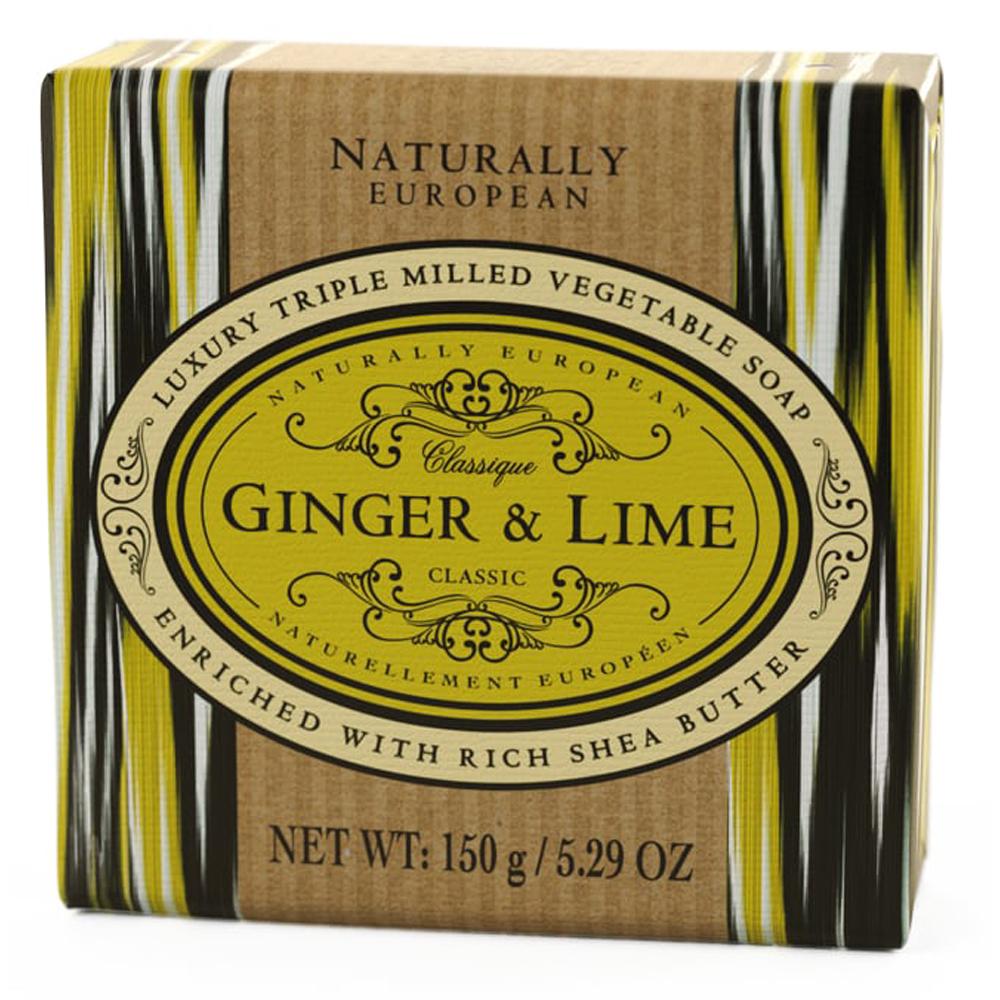 Triple Milled Soap Ginger Lime 150g - Sæbebar