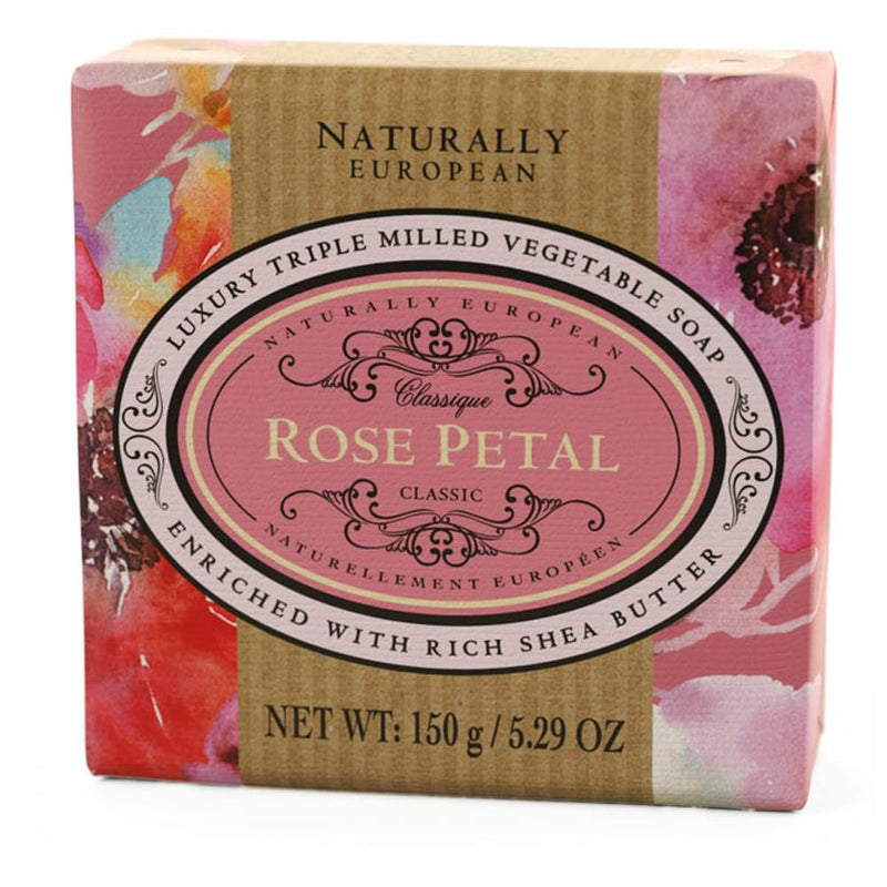 Triple Milled Soap Rose Petal 150g - Sæbebar
