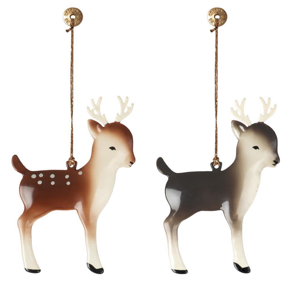 Maileg Metal Bambi tl ophæng - Julepynt