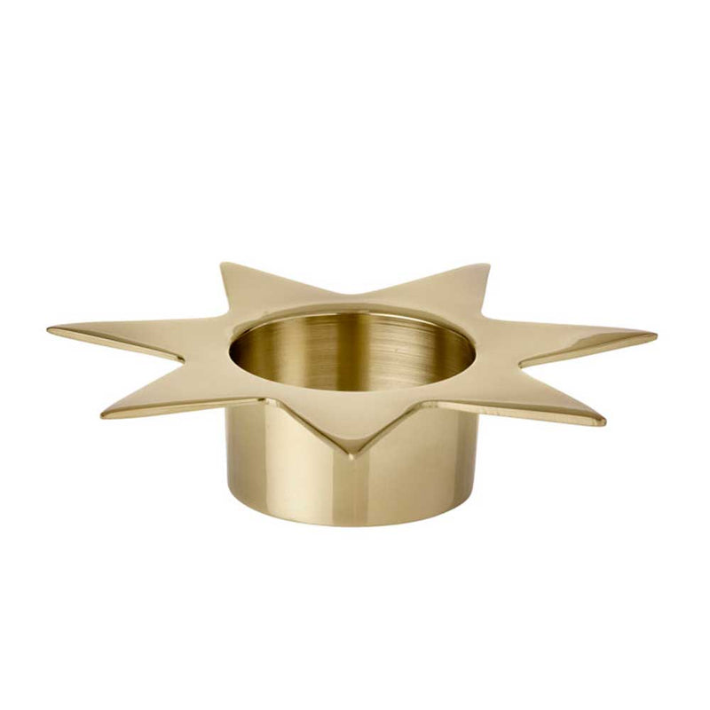 Bungalow Candle holder Metro star gold