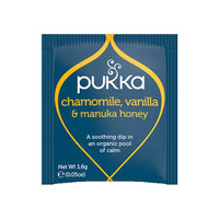 Pukka Chamomile Vanilla & Manuka Honey te øko