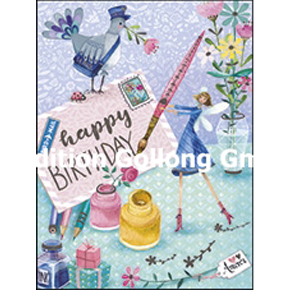 Minikort med kuvert EG 5-261 Fødselsdagskort