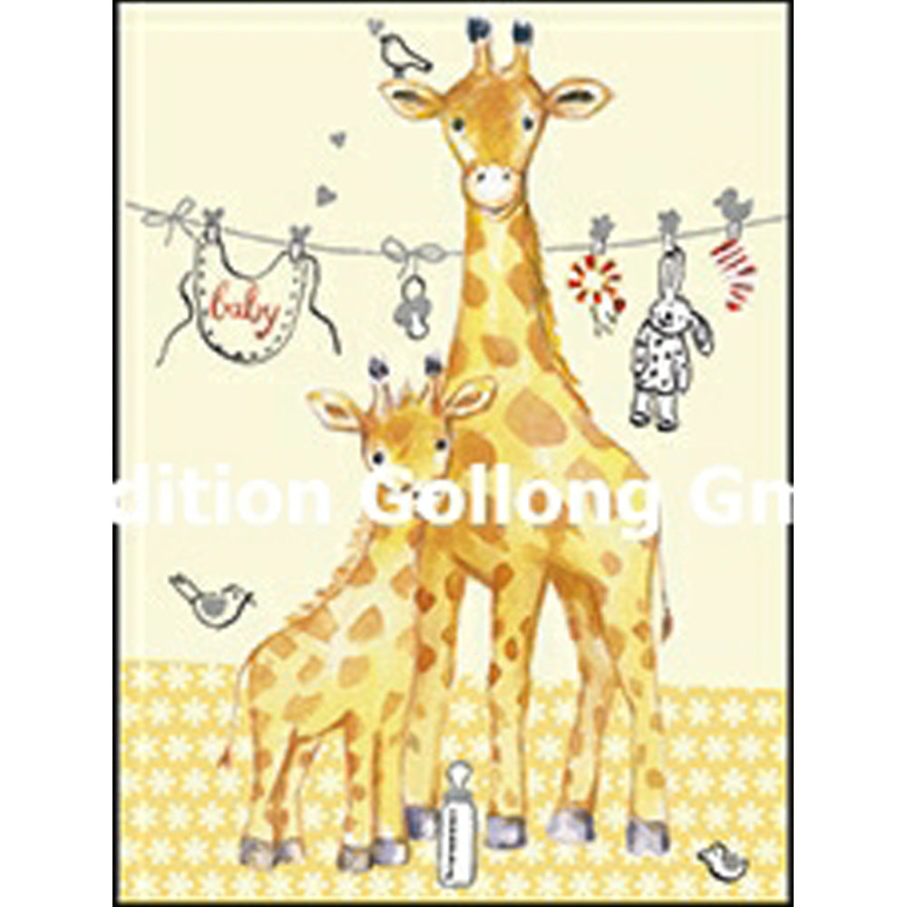 Minikort med kuvert EG 5-292 Dåbskort - Babyshower