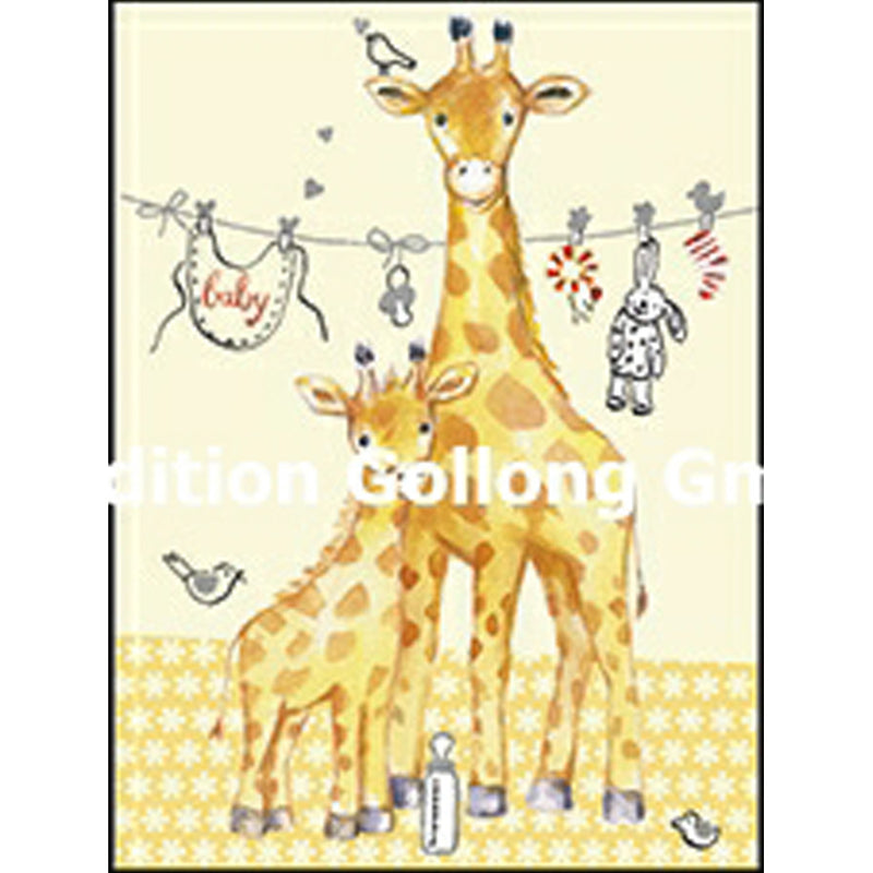 Minikort med kuvert EG 5-292 Dåbskort - Babyshower